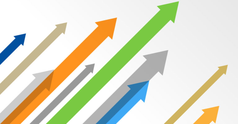 Boost contract success represented by arrows going up