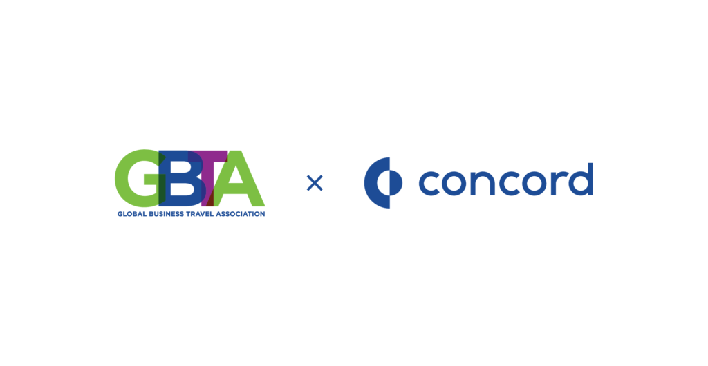GBTA log and Concord CLM logo contract management software