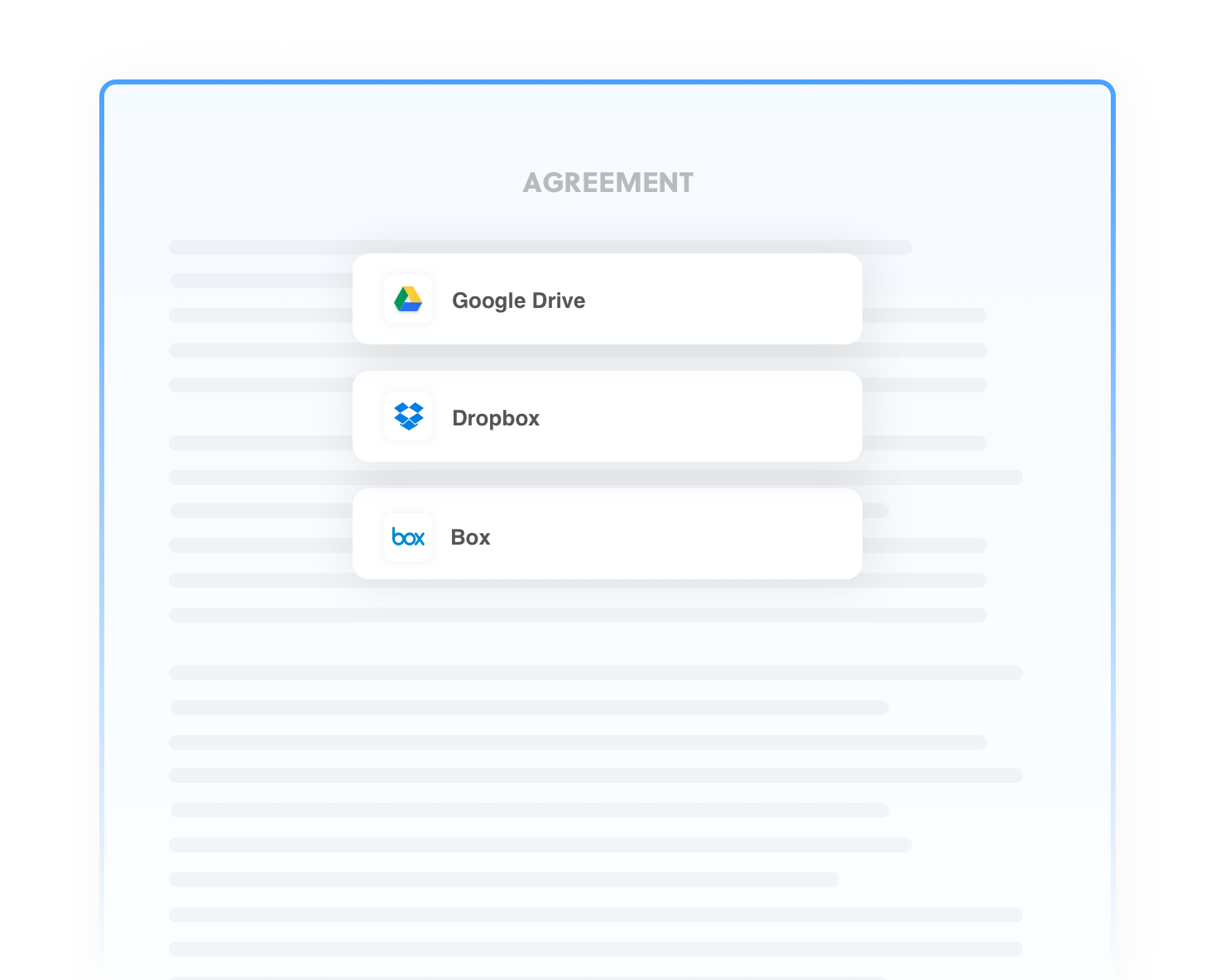 Concord: Automatically send documents to other storage systems