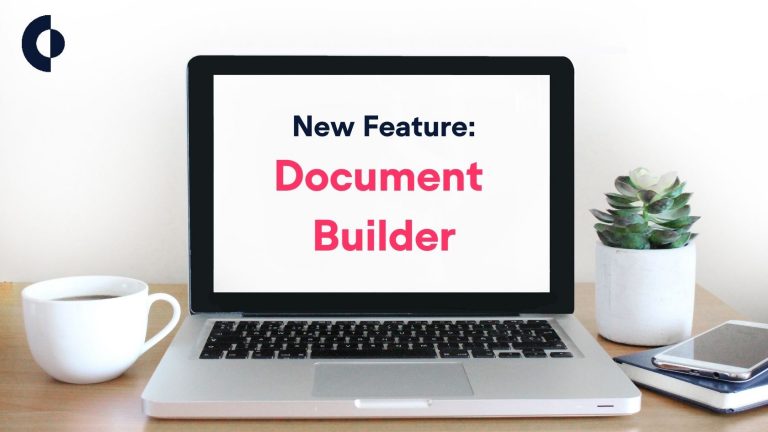 Document Builder in Concord streamlines the contract initiation process with all the relevant information, including tags, folder, title, and more needed for a new project.